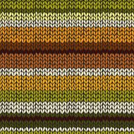 Seamless pattern with colorful knitted stripes