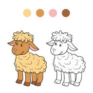 Coloring book (sheep) N5