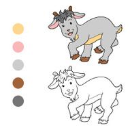 Coloring book (goat) N6