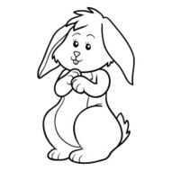 Coloring book (rabbit) N11