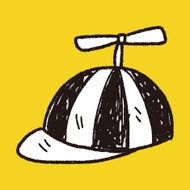 child hat doodle N7