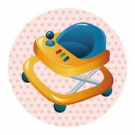 Baby walker theme elements N33