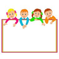 frame with children