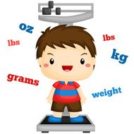 Boy Weighing