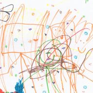 Abstract Children Drawing N24