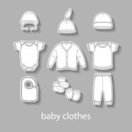 Baby fashion clothing fashion vector shirt illustration design wear N7