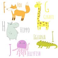 zoo alphabet in vector N2