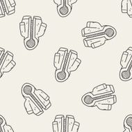 coat doodle seamless pattern background N2