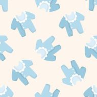 Baby clothes seamless pattern N3