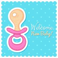 welcome baby card N11