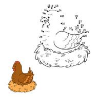 Numbers game (chicken and nest)