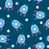 Seamless blue boyish wallpaper