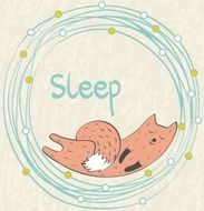 Sleeping fox N3