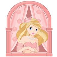 Princess in the castle window