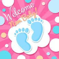 welcome baby card N13