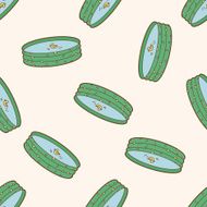 baby swimming pool cartoon seamless pattern background
