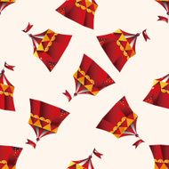 playground circus tent cartoon seamless pattern background