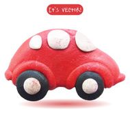 Icon of plasticine car