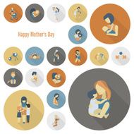 Happy Mothers Day Icons N480