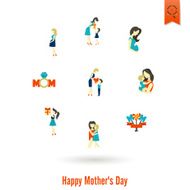 Happy Mothers Day Icons N486