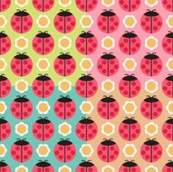 seamless lady bug pattern