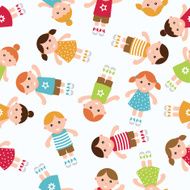 Kids seamless pattern