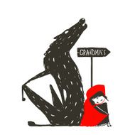 Little Red Riding Hood and Scary Wolf N2