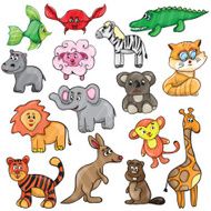 Cute animal set