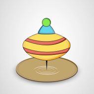 Kiddish style spinning top N2