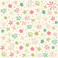 Seamless floral pattern wallpaper N3