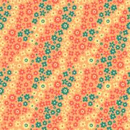 Seamless pattern with cute flowers N5