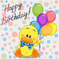 Duck with balloons N3