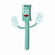 Funny toothbrush tooth brush dentist children cartoon N3