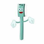 Funny toothbrush tooth brush dentist children cartoon N4