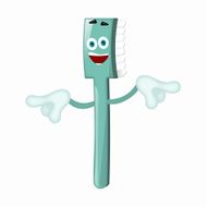 Funny toothbrush tooth brush dentist children cartoon N7