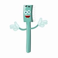 Funny toothbrush tooth brush dentist children cartoon N8