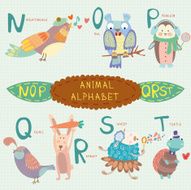 Colorful alphabet N2
