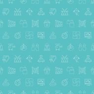 toy line icon pattern set N10