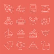 toy line icon set N10