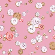 hand drawn buttons pattern N3