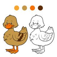 Coloring book (duck) N4