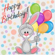 Bunny with balloons N2