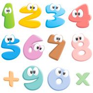 Jolly Cartoon Numbers