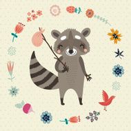 Cute raccoon N2