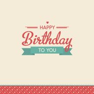 Lettering Birthday card