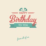 Lettering Birthday card N2