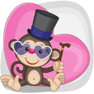 Monkey in hat