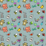 Kid&#039;s Stuff seamless Pattern N2