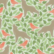 Spring seamless pattern