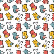 baby bears toys pattern